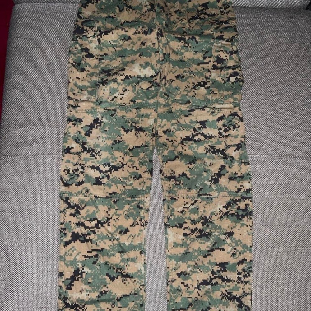 Vintage USMC Military Digital Camo Cargo Utility Pants Medium X-Long (35x38)